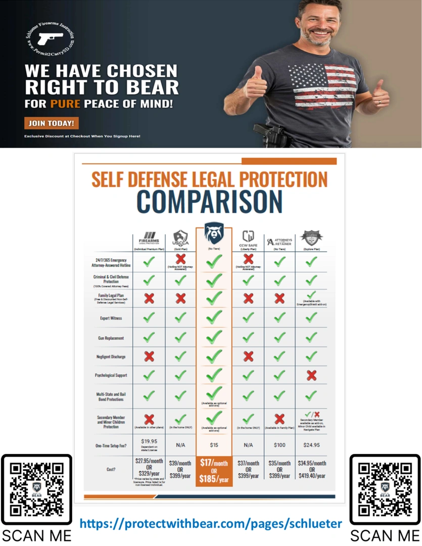 Man endorsing self-defense legal service